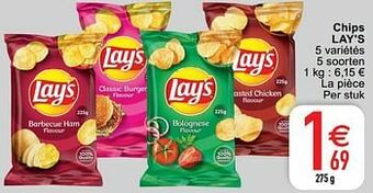 Cora Chips lay`s aanbieding