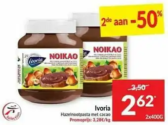 Ivoria hazelnootpasta met cacao