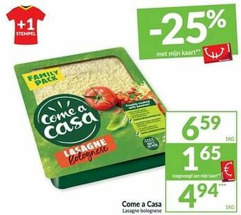 Come a casa lasagne bolognese