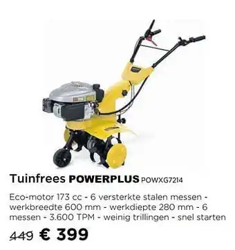 Molecule Tuinfrees powerplus powxg7214 aanbieding