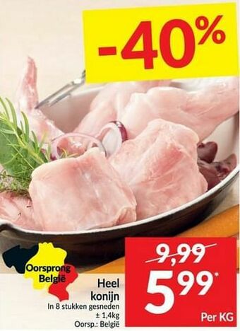 Intermarché Heel konijn aanbieding