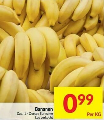 Intermarché Bananen aanbieding