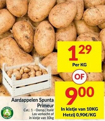Intermarché Aardappelen spunta primeur aanbieding