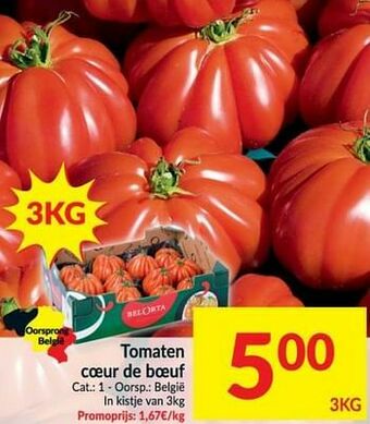 Intermarché Tomaten coeur de boeuf aanbieding