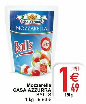 Cora Mozzarella casa azzurra aanbieding