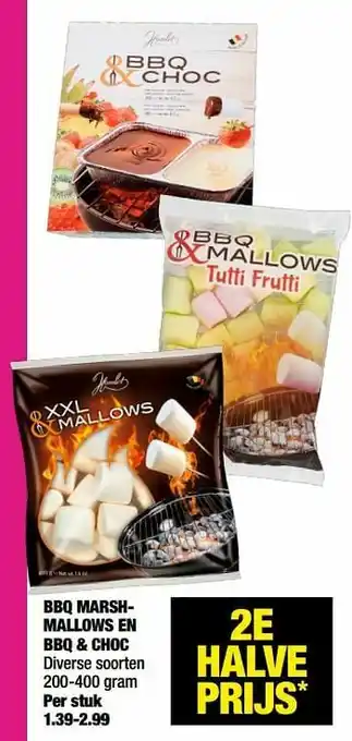 Big Bazar Bbq marshmallows en bbq + choc aanbieding