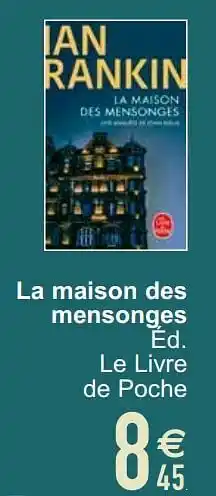 Cora La maison des mensonges aanbieding