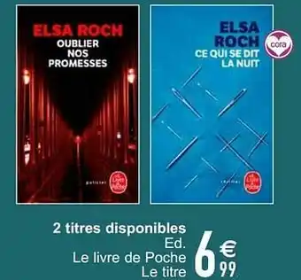 Cora Elsa roch aanbieding