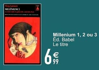 Cora Millenium 1 2 ou 3 aanbieding