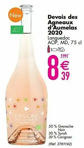 Cora Devois des agneaux d`aumelas 2020 languedoc aop, md aanbieding