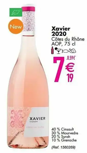 Cora Xavier 2020 côtes du rhône aop aanbieding