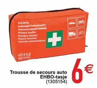 Cora Trousse de secours auto ehbo-tasje aanbieding