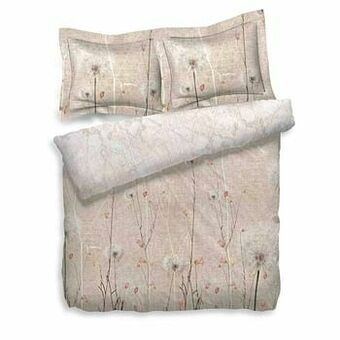 Leen Bakker Heckett & Lane dekbedovertrek Terazzo - naturel - 200x200 cm - Leen Bakker aanbieding