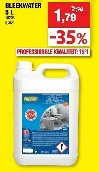 Hubo Bleekwater aanbieding