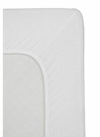 HEMA HEMA Hoeslaken - Badstof - Wit (wit) aanbieding