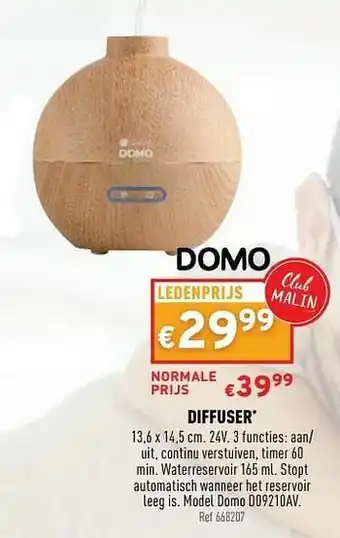Trafic Diffuser domo d09210av aanbieding