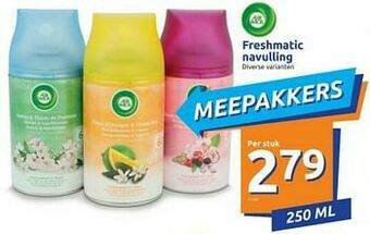 Freshmatic navulling