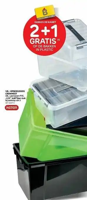 Brico Opbergdoos crownest aanbieding