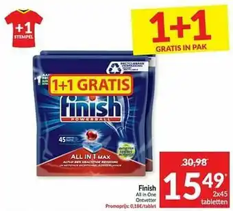 Intermarché Finish all in one ontvetter aanbieding