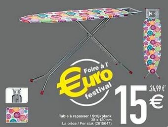 Cora Table à repasser - strijkplank aanbieding