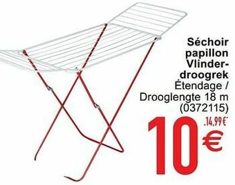 Séchoir papillon vlinderdroogrek