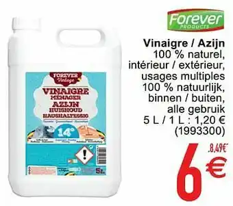Cora Vinaigre - azijn aanbieding