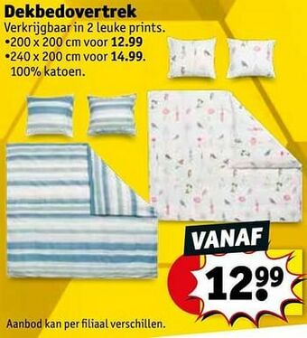 Kruidvat Dekbedovertrek aanbieding