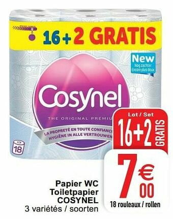 Cora Papier wc toiletpapier cosynel aanbieding