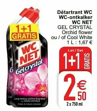 Cora Détartrant wc wc-ontkalker wc net gel crystal aanbieding