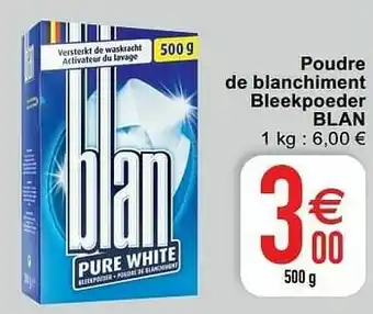 Cora Poudre de blanchiment bleekpoeder blan aanbieding