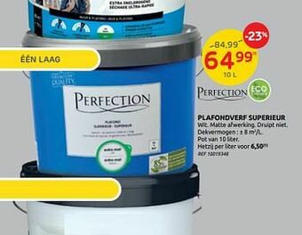Brico Verf muur + plafond 20 minuten aanbieding