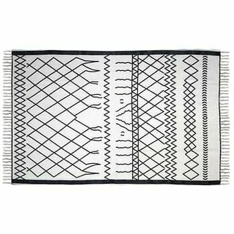 Leen Bakker HSM Collection tapijt Borris - zwart/wit - 230x160 cm - Leen Bakker aanbieding
