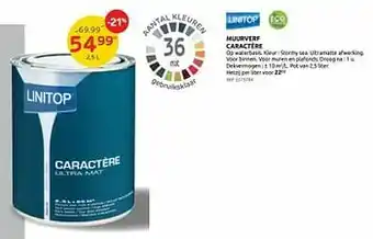 Brico Muurverf caractère aanbieding