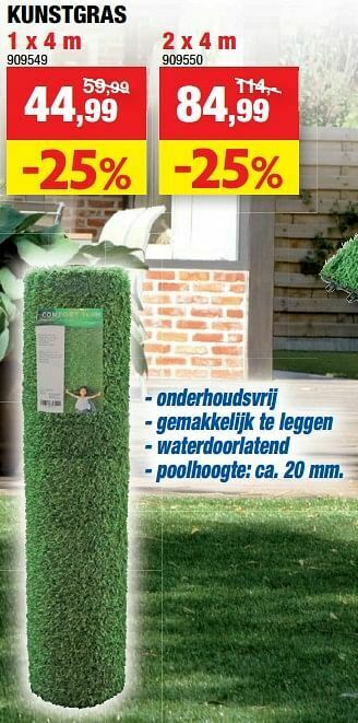 Hubo Kunstgras aanbieding