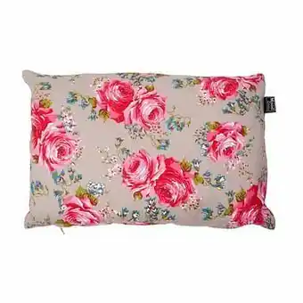Sierkussen Rosemary - kiezelkleur/roze - 30x45 cm - Leen Bakker
