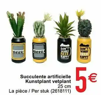 Cora Succulente artificielle kunstplant vetplant aanbieding