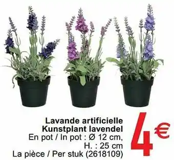 Cora Lavande artificielle kunstplant lavendel aanbieding