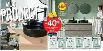 Brico BADKAMERMEUBEL Napoli 120 cm beton aanbieding