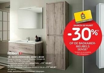 Brico Badkamermeubel sense aanbieding