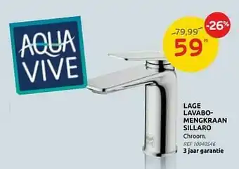 Brico Lage lavabomengkraan sillaro aanbieding