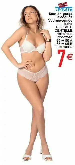 Cora Soutien-gorge à coques voorgevormde beha delicate dentelle aanbieding