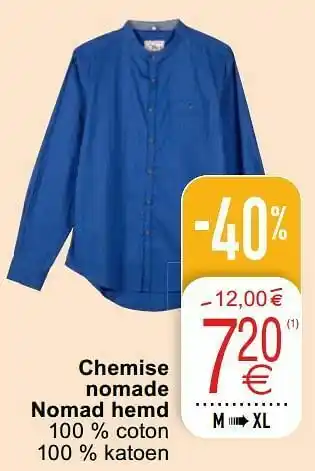 Chemise nomade nomad hemd