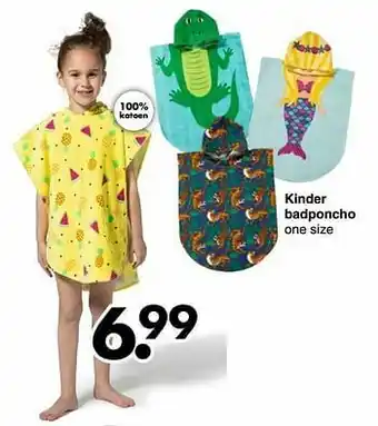Wibra Kinder badponcho aanbieding