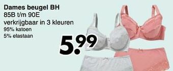 Wibra Dames beugel bh aanbieding
