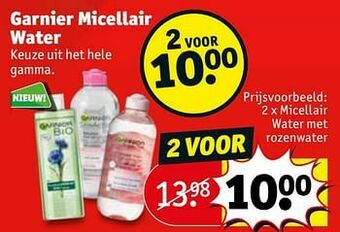 Kruidvat Micellair water met rozenwater aanbieding