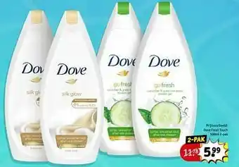 Kruidvat Dove fresh touch aanbieding