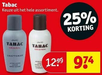 Kruidvat Tabac aanbieding
