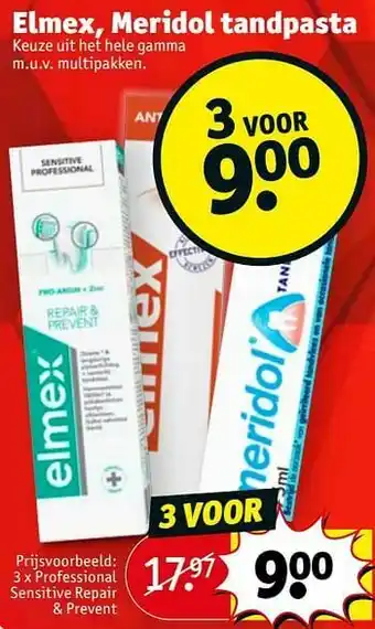 Kruidvat Professional sensitive repair + prevent aanbieding