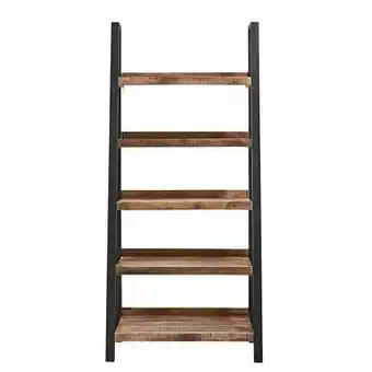 Leen Bakker Boekenkast Scott - bruin - 180x90x40 cm - Leen Bakker aanbieding