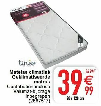 Cora Matelas climatisé geklimatiseerde matras aanbieding